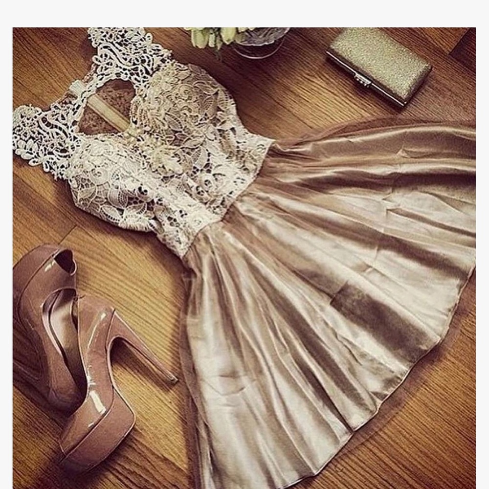 Gold Party Dress - FANCY INN- SZ S